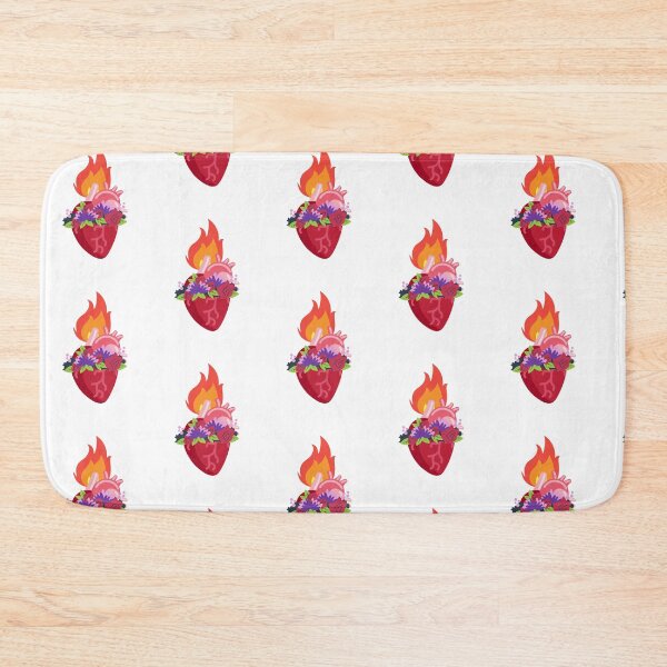 Item preview, Flaming Heart - Anatomically Correct Heart - white designed and sold by ChanelleFyve.