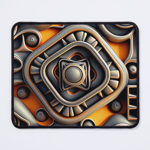 Item preview, Three Dimensional Artistic Industrial Pattern Digital Painting designed and sold by CodeAndColors.