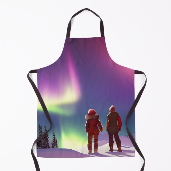 Item preview, Couple watching the Northern Lights designed and sold by MIGSZ.