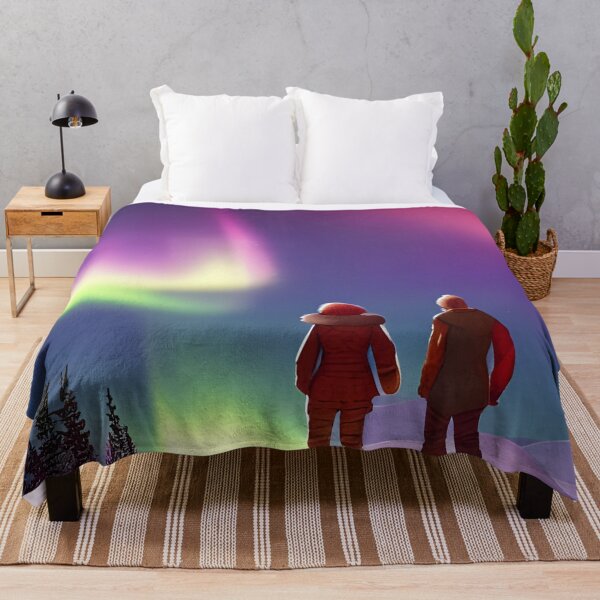 Item preview, Couple watching the Northern Lights designed and sold by MIGSZ.
