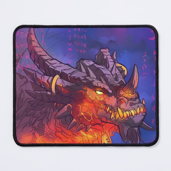 Item preview, Wrathion The Black Emperor Black Dragon designed and sold by JulieColibri.