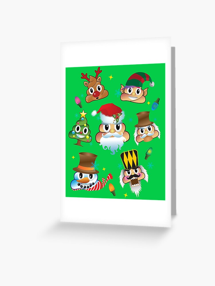 Christmas Poop Emojis Shirt - Reindeer Snowman Tree Santa Christmas Poop Emojis Shirt - Reindeer Snowman Tree Santa