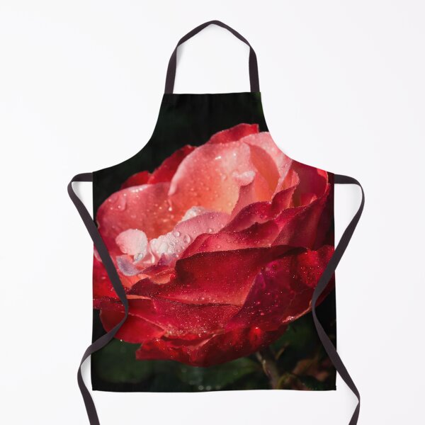 Item preview, Wet Beauty - Bicolor Sweetheart Rose with Raindrops designed and sold by Georgia Mizuleva.