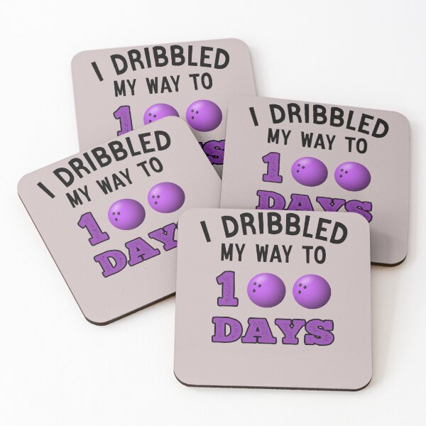 Item preview, I Dribbled My Way To 100 Days Bowling Student or Teacher designed and sold by Sarah38.