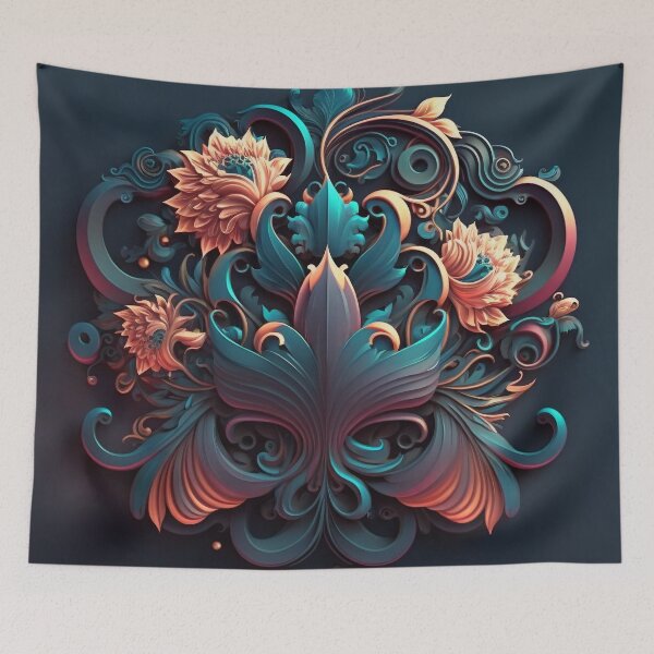 Item preview, Floral Colourful Vibrant Composition Designs for Home Decor, Wedding, Events Fashion, Lifestyle and Accessories  designed and sold by RAGANADesign.