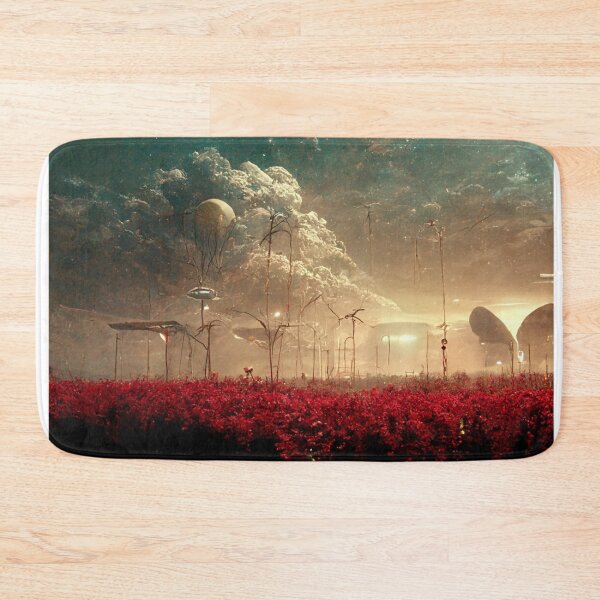 Item preview, Industrial Utopia Fantasy Flowers Plants Cosmos Comic Journey designed and sold by HRMNY25.