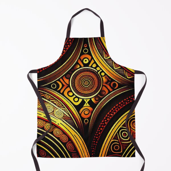 Artikelvorschau, Cool Energetic African Pattern Digital Painting entworfen und verkauft von CodeAndColors.