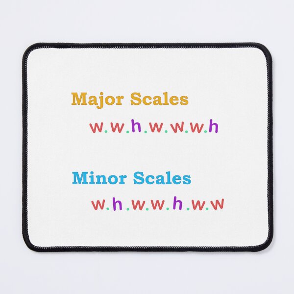 Item preview, Music Theory - Major and Minor Scales designed and sold by Stickers Bomb.