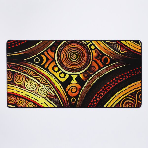 Artikelvorschau, Cool Energetic African Pattern Digital Painting entworfen und verkauft von CodeAndColors.