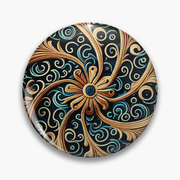 Artikelvorschau, Swirling New Mediterranean Pattern Digital Painting entworfen und verkauft von CodeAndColors.