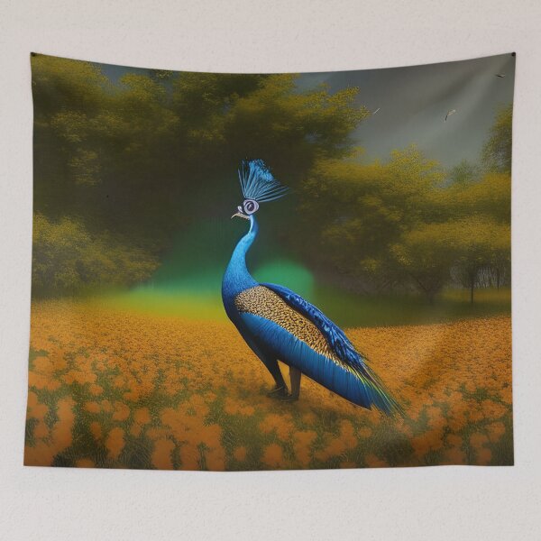 Item preview, Peacock in a Field  designed and sold by MIGSZ.