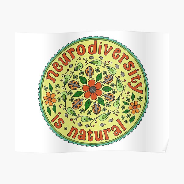 Neurodiversity Mandala Poster