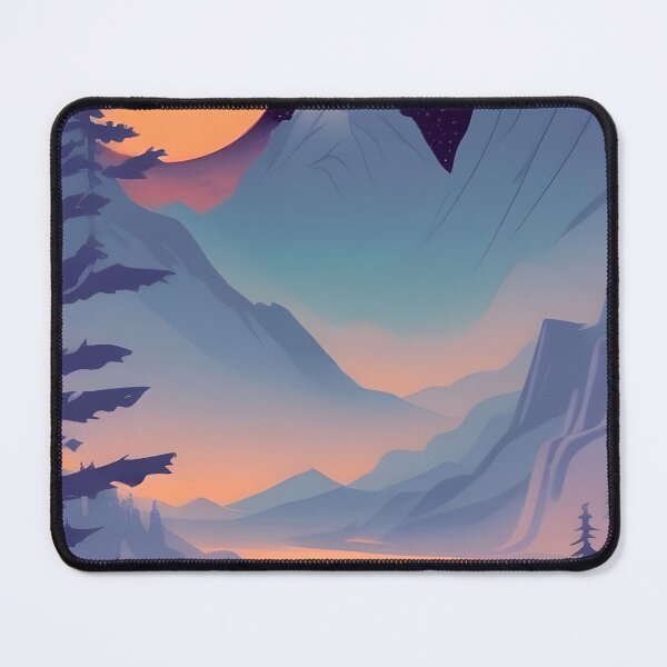 Item preview, Find the Perfect Minimalist Matte Painting of Beautiful Mountain Landscape in the Bavarian Alps Print for Your Personal Style and Taste designed and sold by supeart.