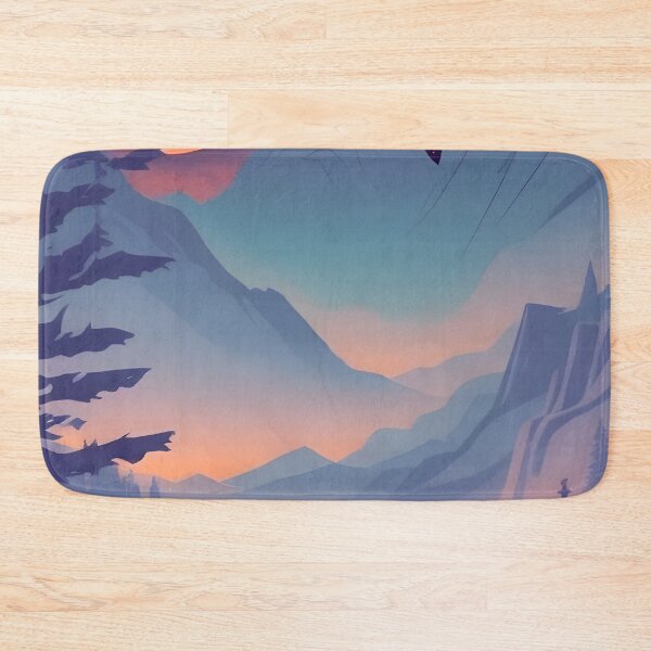 Item preview, Find the Perfect Minimalist Matte Painting of Beautiful Mountain Landscape in the Bavarian Alps Print for Your Personal Style and Taste designed and sold by supeart.
