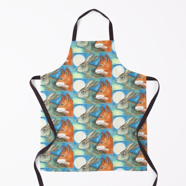 Item preview, Hare, fox and moon designed and sold by Roselyn Snead.