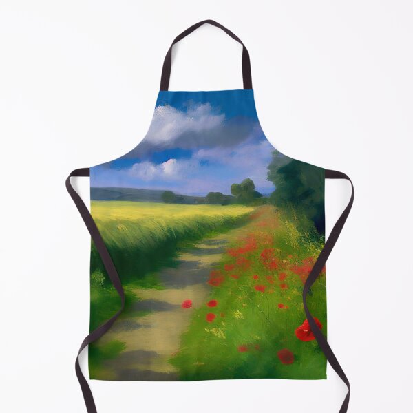 Item preview, Poppy meadow in Monet style - digitalpainting designed and sold by EmeraldeaArt.