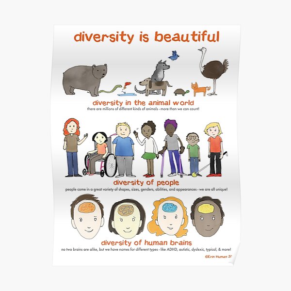 diversity is beautiful Poster
