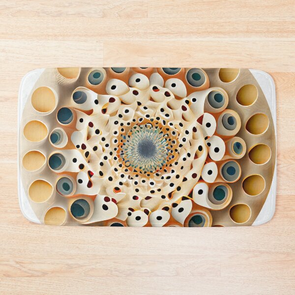 Item preview, Circular Soft Bold Natural Pattern Digital Painting designed and sold by CodeAndColors.