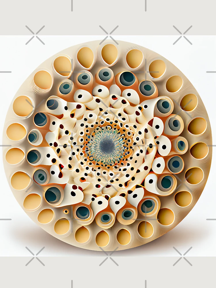 Thumbnail 6 von 6, Premium Oversized Pullover, Circular Soft Bold Natural Pattern Digital Painting designt und verkauft von CodeAndColors.