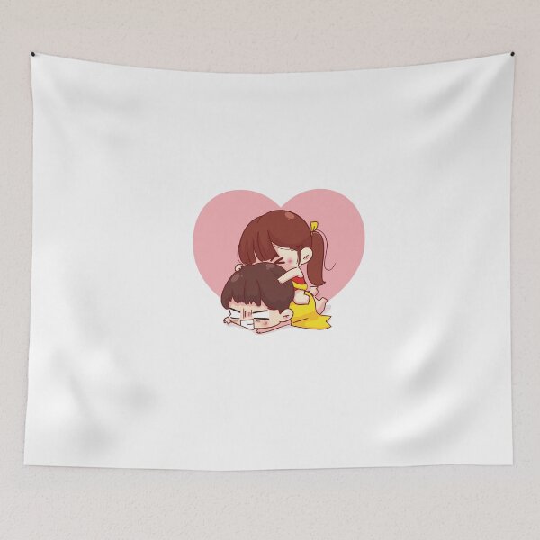 Item preview, Drawing of Little Cute Couple Fighting designed and sold by OldiesGoldies.