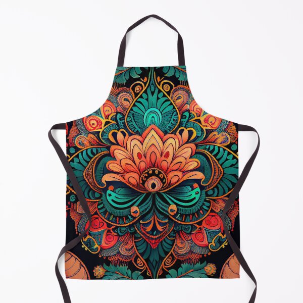 Item preview, Fine Exotic Bohemian Pattern Digital Painting designed and sold by CodeAndColors.
