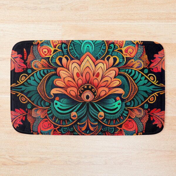 Item preview, Fine Exotic Bohemian Pattern Digital Painting designed and sold by CodeAndColors.