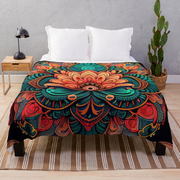 Item preview, Fine Exotic Bohemian Pattern Digital Painting designed and sold by CodeAndColors.