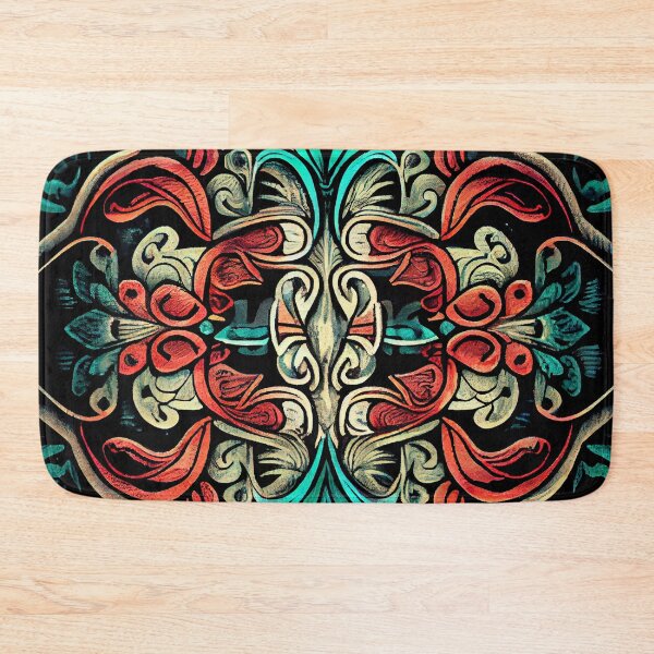 Item preview, Sketched Victorian Saturated Intense Modern Pattern Digital Painting designed and sold by CodeAndColors.