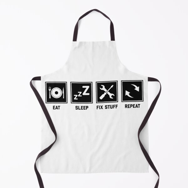 Item preview, Eat sleep fix stuff repeat designed and sold by Hamza Mrizak.