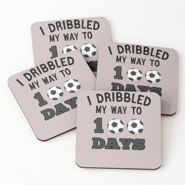 Item preview, I Dribbled My Way To 100 Days Soccer Funny Student School designed and sold by Sarah38.