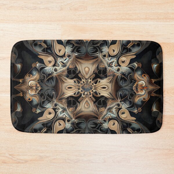 Item preview, Muted Symmetrical Semi Abstract Luxury Dark New Me Digital Painting designed and sold by CodeAndColors.