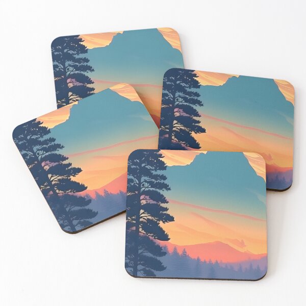 Item preview, Minimalist Matte Painting of Bavarian Alps Prints: The Perfect Way to Enhance Your Space designed and sold by supeart.