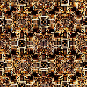 Vorschaubild zum Design Dense Square Artistic Transitional Pattern Digital Painting von CodeAndColors