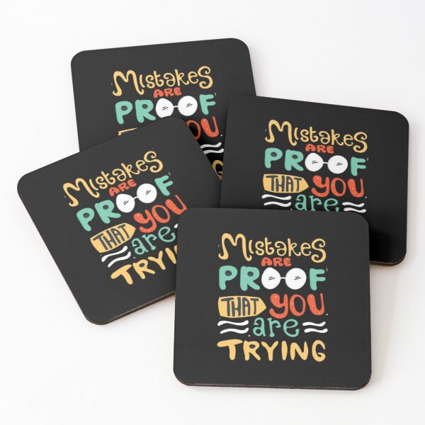 Item preview, mistakes are proof that you are trying designed and sold by Fes7akmaELalam.