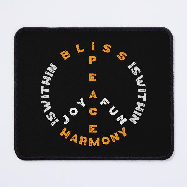 Item preview, Peace Symbol Typography designed and sold by Curator Nation.