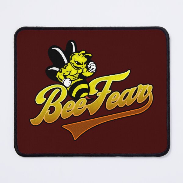 Item preview, Bee Fear Fighting Insect Funny Sports Logo designed and sold by CRHPOD20.