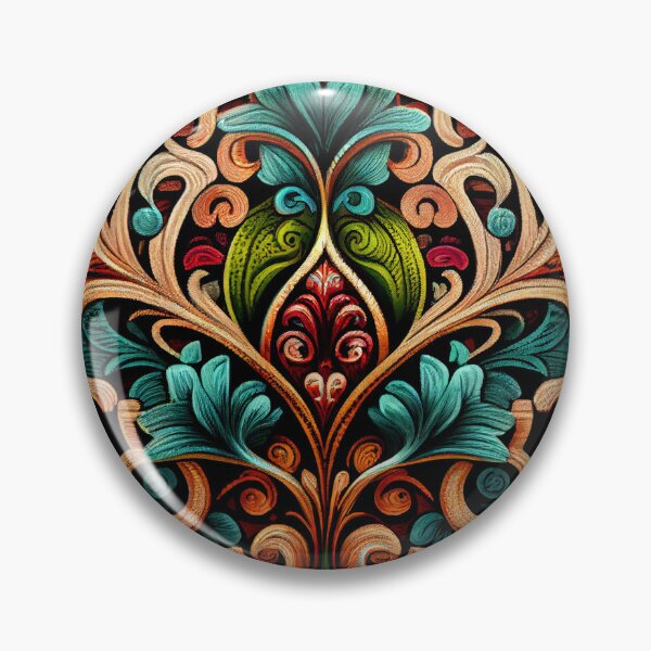 Artikelvorschau, Enchanted European Pattern Digital Painting entworfen und verkauft von CodeAndColors.