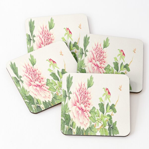 Item preview, Japanese Flower painting by Mianyi, vintage botanical,Japanese Woodblock Painting Exhibition,ukiyo e,  designed and sold by Tamas Das.