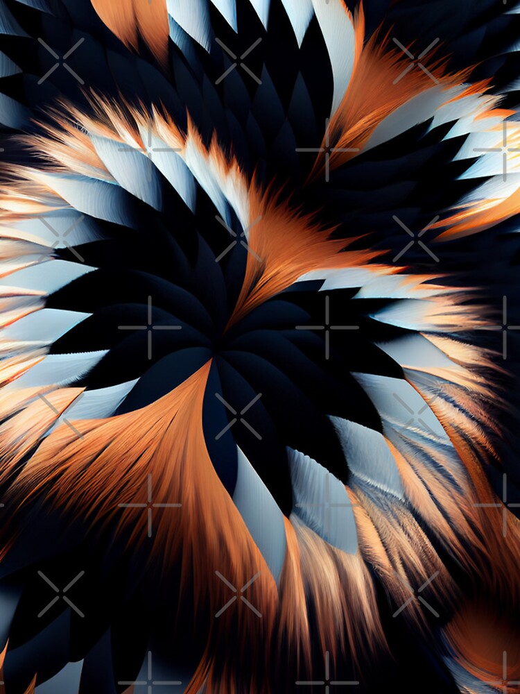 Aperçu 4 sur 4. Coque iPhone avec l'œuvre Furry Modern Pattern Digital Painting créée et vendue par CodeAndColors.