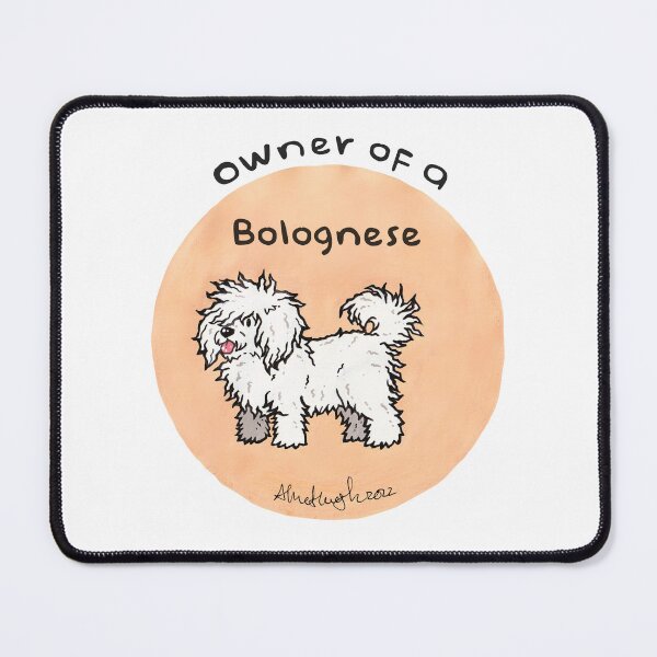 Item preview, Owner of a Bolognese designed and sold by Miss-A-McQ-Art.