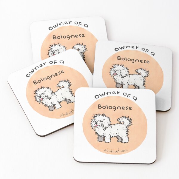 Item preview, Owner of a Bolognese designed and sold by Miss-A-McQ-Art.