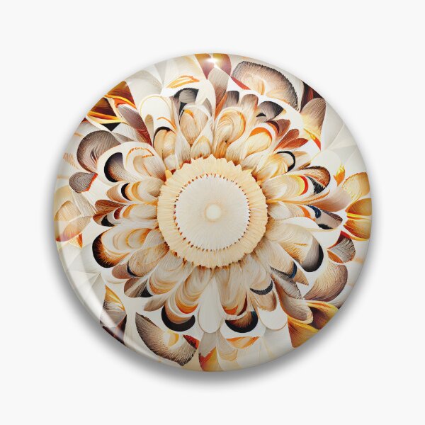 Artikelvorschau, Circular Soft Bold Natural Pattern Digital Painting entworfen und verkauft von CodeAndColors.