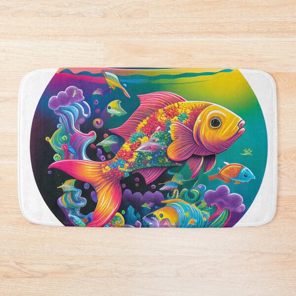 Item preview, Cute Little Rainbow Fish Bowl designed and sold by MYndFLow.