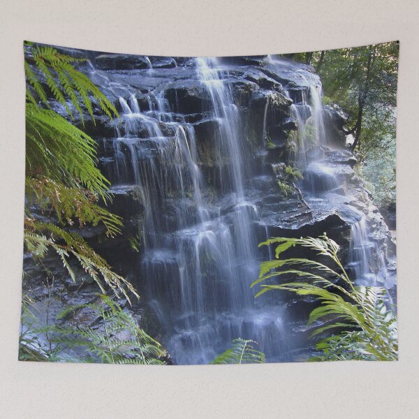 Item preview, Sparkling Australian Tropical Rainforest Waterfall designed and sold by Jaydee001.