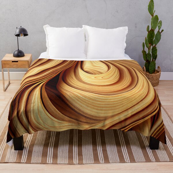 Aperçu de l'œuvre Light Bold Formal Wood Pattern Digital Painting créée et vendue par CodeAndColors.