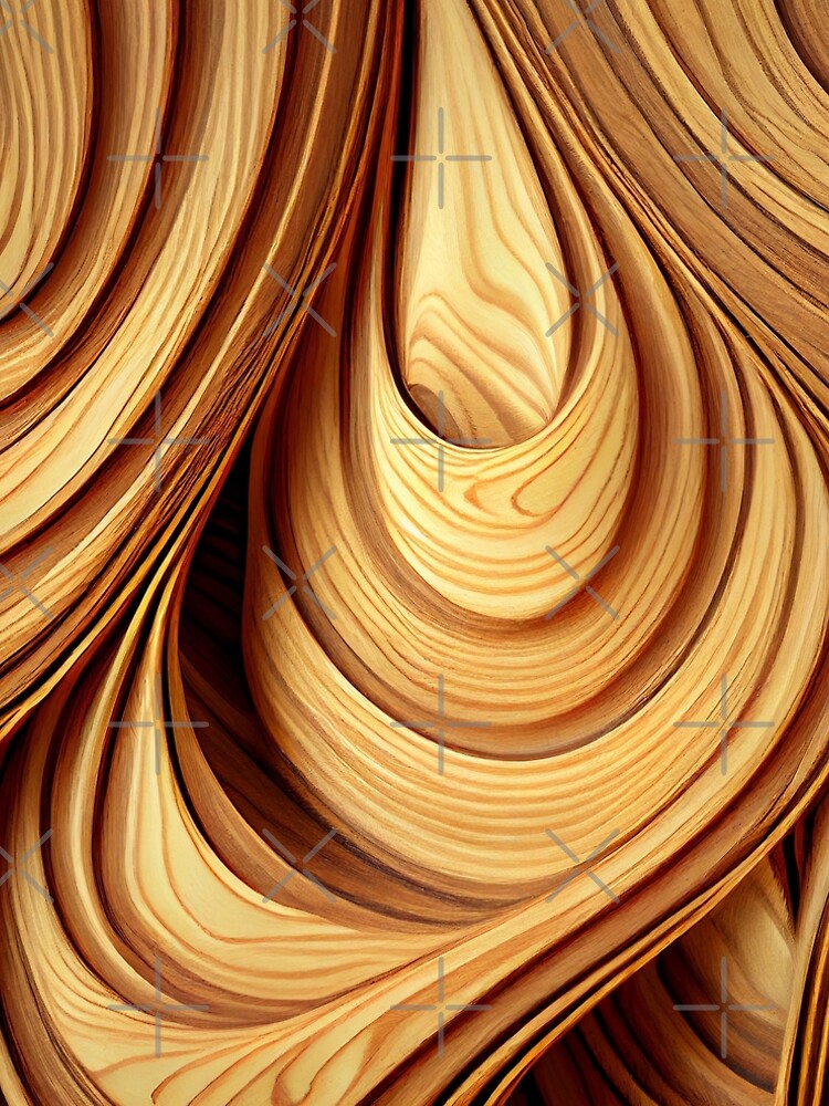 Aperçu 5 sur 5. Robe trapèze avec l'œuvre Light Bold Formal Wood Pattern Digital Painting créée et vendue par CodeAndColors.