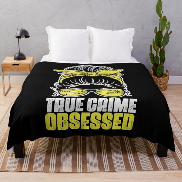 Item preview, Awesome Messy Bun True Crime Obsessed A True Crime Shows Fan designed and sold by Nessshirts.