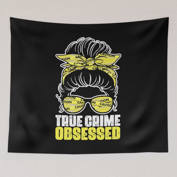 Item preview, Awesome Messy Bun True Crime Obsessed A True Crime Shows Fan designed and sold by Nessshirts.
