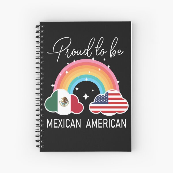 Cuaderno de espiral «Camisas mitad mexicanas y mitad americanas Bandera ...