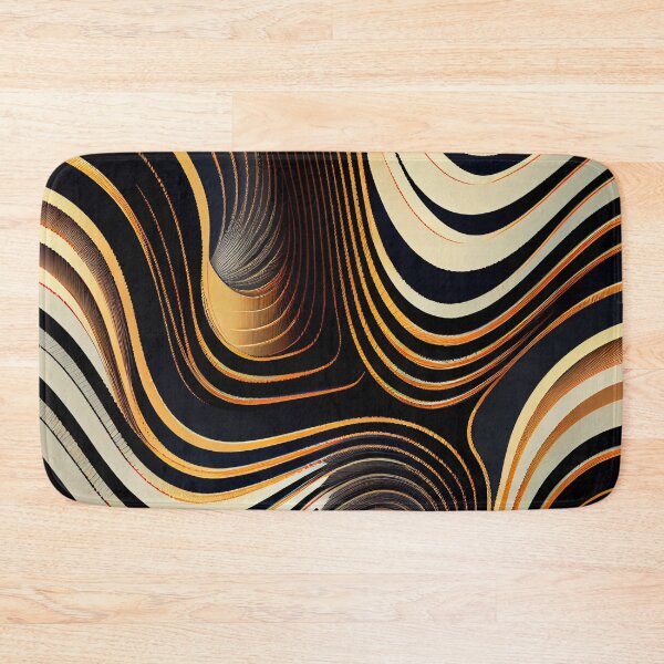 Item preview, Flowing Line Pattern Digital Painting designed and sold by CodeAndColors.